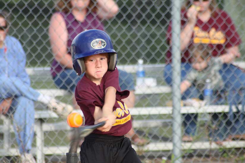 Adam Aliff takes care of business at bat