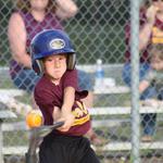 Adam Aliff takes care of business at bat