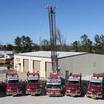 Escambia Fire Rescue Trucks