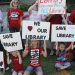Save The Library Rally