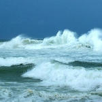 TS Debby Surf At Beach