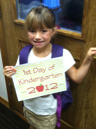 Jamison Gilman, kindergarten, Bratt Elem