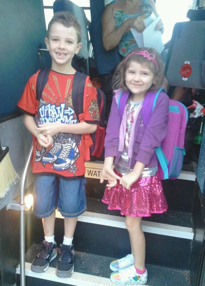 Mike, 2nd and Emily, 1st, Jim Allen Elem