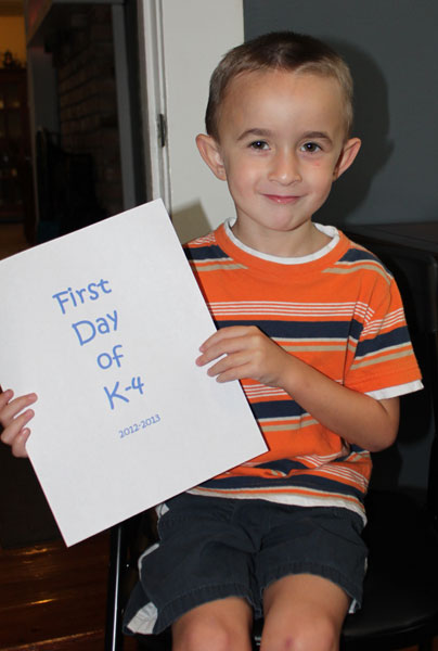 Cooper Harrison, K4 homeschool