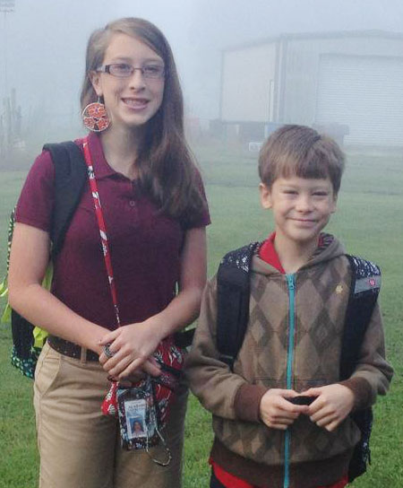 Cecily McCullough, 10th Escambia Academy, Brice McCullough, 5th Perdido Elem