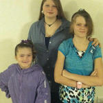 Jasmine Walker, 8th, and  Kayla Baggett, 6th, EWMS; Jayda Walker 1st, Bratt 