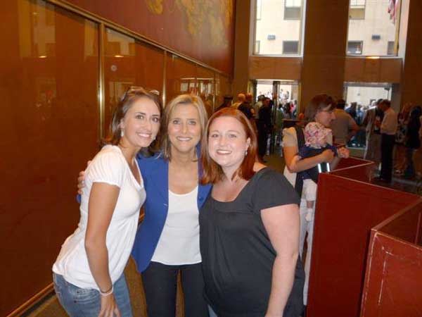 (L-R) Shelby, Meredith Viera, Jill