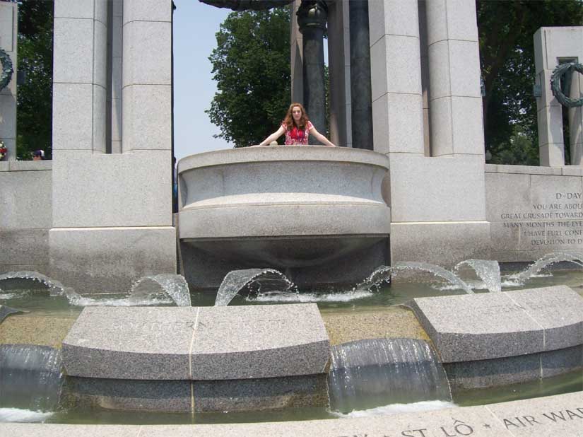At WWII Memorial