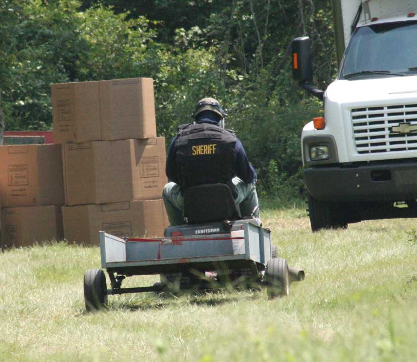 Acid Transported Slowly On Mower