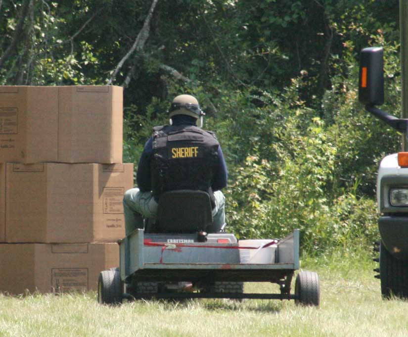 Acid Transported Slowly On Mower