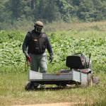 Bomb Technician Returns To Mower