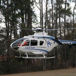 Santa Visits Flomaton Elem. On LifeFlight