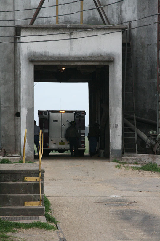 First Firemen Arrive On Scene