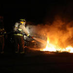 Vehicle Fire After 3.5 Miles On Rim