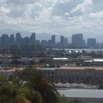 Albritton's view of the San Diego skyline