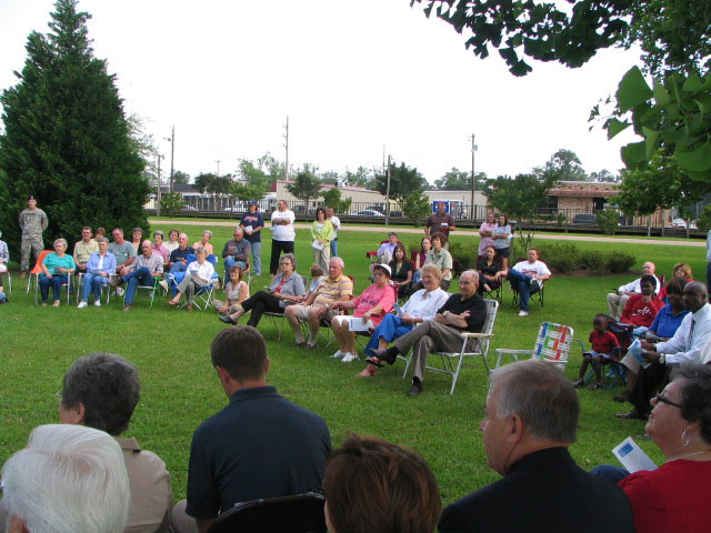 Crowd Praying