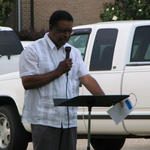 Dr. Humprey Shuford praying for education