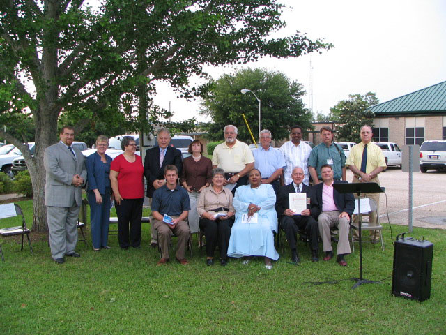Group that led the prayers and sang