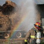 Molino Hay Trailer Fire