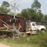 Train Truck Wreck 