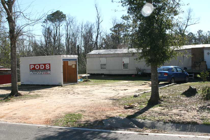 Temporary storage delivered