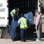Replacement trash cans delivered