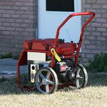 Portable generator runs