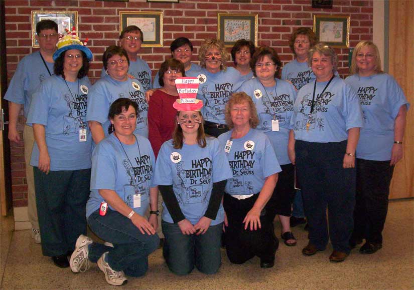 Faculty & Staff Got Into The Dr. Seuss Spirit