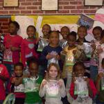Mrs.Kyser and Mrs.Foster's first grade class made "OOBLECK"