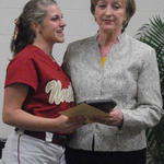 Sarah Killam and Northview Principa Gayle Weaver