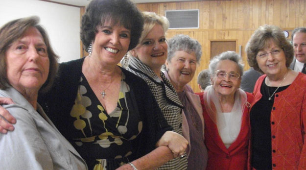 Betty Killam, Catharine Jeter, Leslie Gonzalez, Josie Smith, Lina Showalter, Mary Jo Smith, Gary Killam