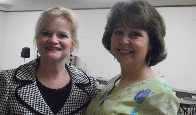 Leslie Gonzalez and Irene Bondurant