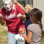 Camp Fire Pie In The Face