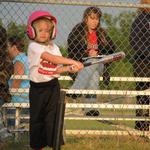 Madelyn Berry gets a hit.