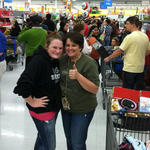 Taylor and Chandra Rigby at Walmart