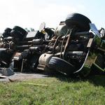 Molino Rd  Highway 29 Crane Accident
