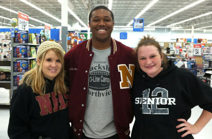 Northview Students at Walmart