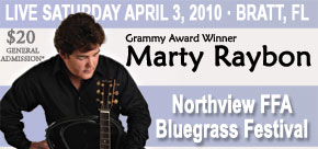 Saturday: Northview FFA Alumni Bluegrass Festival Featuring Marty Raybon