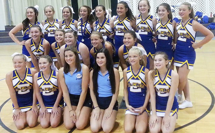 Ernest Ward Middle Cheerleaders Attend Summer Camp NorthEscambia