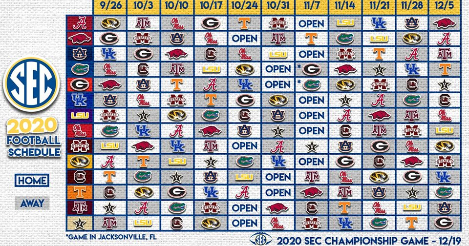 Sec Printable Schedule Printable Blank World