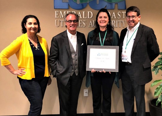 ECUA Wins ‘Recycle Florida Today’ Environmental Sustainability Award