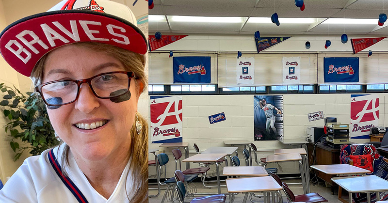 This Tate High Teacher Is An Atlanta Braves Superfan. Check Out