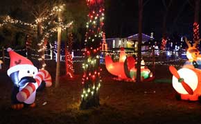 See Acres Of Christmas Lights, Hayride, Goats In Pajamas At Run-a-muck Ranch In Bratt