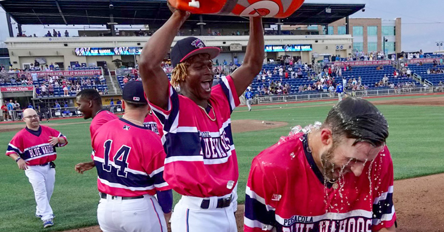 Blue Wahoos walk off on four HBPs, 06/06/2022