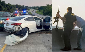 Three Suspects, ECSO K-9 Jump From Bridge After Chase; One Suspect Arrested, One Dead, One Not Captured