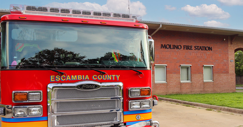 Professional firefighters now staff the Molino fire station around the clock: NorthEscambia.com