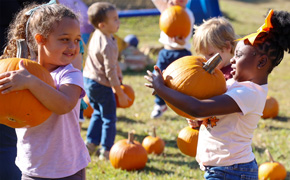 Donation Brings Pumpkin Patch Fun to Century Camp Fire Students (With Gallery)