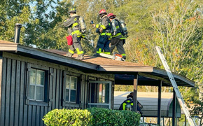 Firefighters Respond To Possible Attic Fire In Cantonment