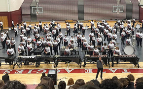 The William Carey University Spirit of Carey Performs For Tate Showband Of The South