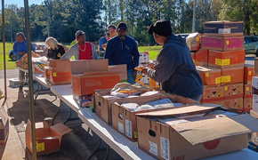 Food Distribution Held Friday In Walnut Hill, Another Is Today In Cantonment